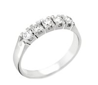 Anello Gazzola Gioielli Donna in Oro bianco AN-191-5-7-1-13-G-SI0.06-I